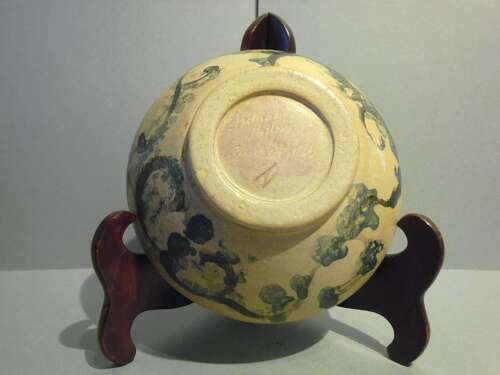 Quentin Bell (1910 - 1996) Hand Painted Pottery Butterfly Bowl