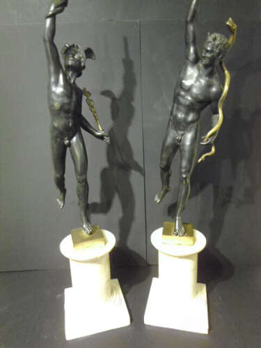 Stunning Pair of Large 'Grand Tour' Sculptures