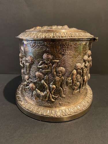 Fine 19th Century Silver Plated Tea Caddy
