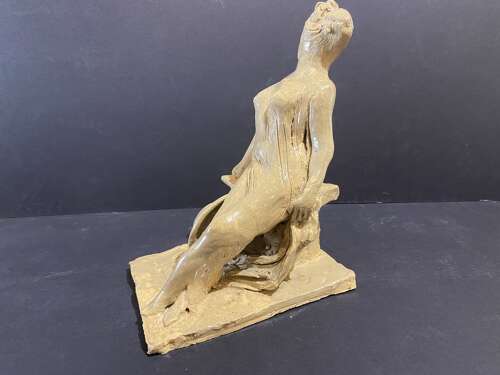 Quentin Bell (1910 - 1996) Pottery Figure of a Seated Lady