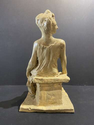 Quentin Bell (1910 - 1996) Pottery Figure of a Seated Lady