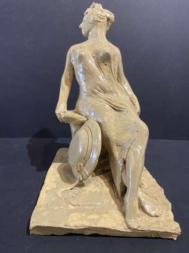 Quentin Bell (1910 - 1996) Pottery Figure of a Seated Lady