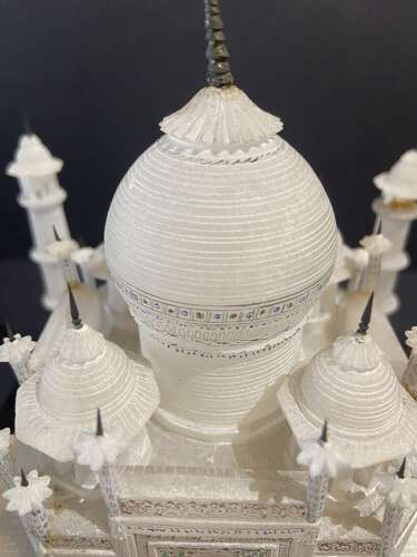 Early 20th Century Carved Alabaster Model of the Taj Mahal