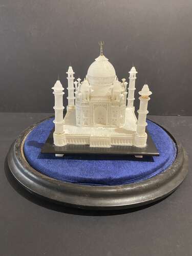 Early 20th Century Carved Alabaster Model of the Taj Mahal