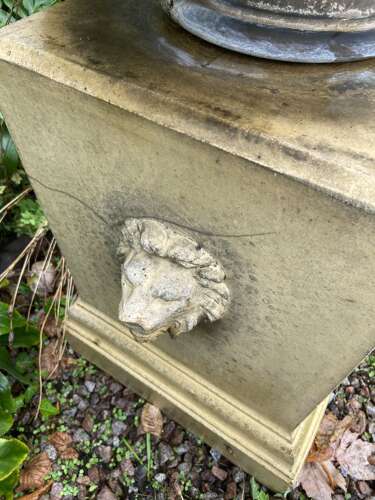 Large and Imposing th Century Urn on Stand